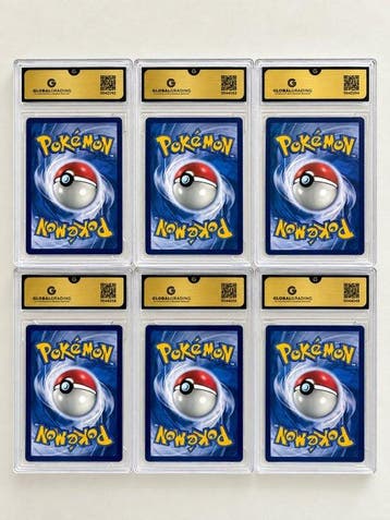 Pokémon - 6 Graded card - Dracaufeu Carte promo, Foil,