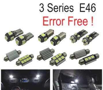 KIT 17 AMPOULES LED INTÉRIEUR POUR BMW SÉRIE 3 E46 BERLINE C, Auto-onderdelen, Verzenden, Nieuw