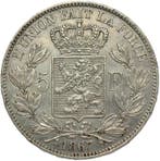België. Leopold II. 5 Francs 1867 - position A