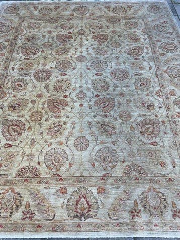 Ghaznavi Ziegler Farahan - Gereinigd - handgeknoopt - wol -, Nieuw