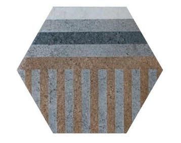Small Collection Hexagon Dakar DECMIX 1/  MAT Keramisch ) /, Ophalen of Verzenden, Nieuw