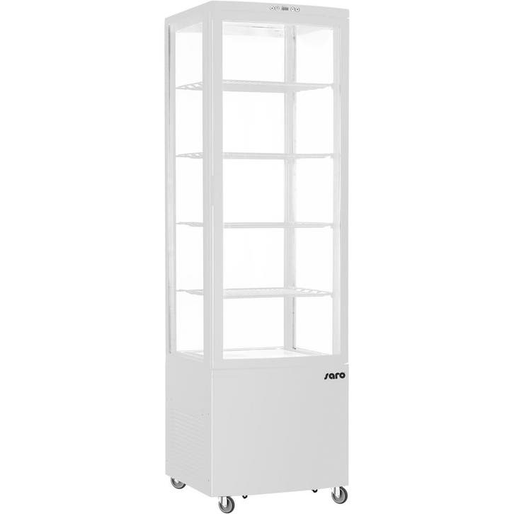 Koelvitrine | 235L | Wit | 0°C/+12°C | 5 Niveaus | Wielen |, Zakelijke goederen, Horeca | Keukenapparatuur, Nieuw in verpakking