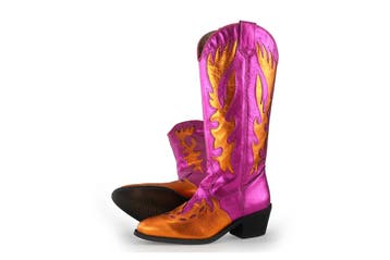 DWRS Cowboy laarzen in maat 37 Roze, DWRS, Verzenden, Zo goed als nieuw, Roze