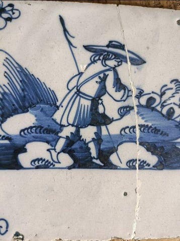 Tegel (3) - 1700-1750 - Azulejos DELFTA
