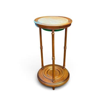 Tafel - Redonda - Hout, Marmer - Art Deco, Antiek en Kunst