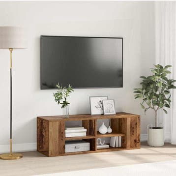 vidaXL Tv-meubelset 102 x 35 x 35 cm Oud Hout Bewerkt hout, Verzenden
