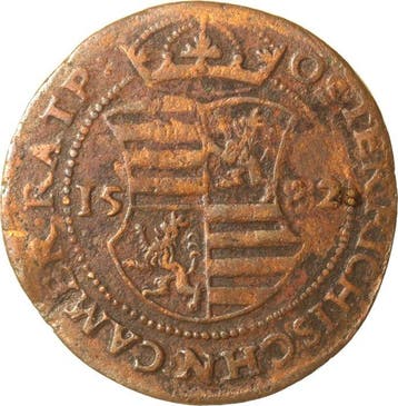 Oostenrijk. Rudolf II Lot van 4 rekenpenningen vanaf 1582