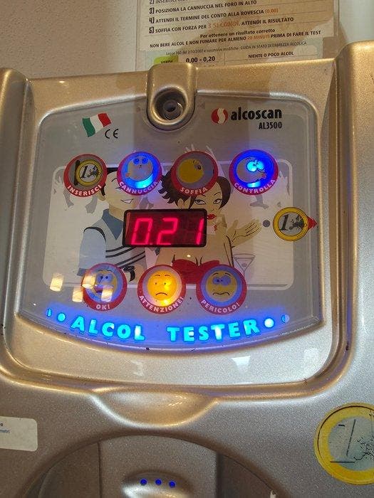 Gokautomaat - Alcoscan AL3500 - Professionele ademtestmeter, Antiquités & Art, Antiquités | Assiettes décoratives & Carrelages