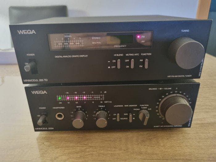 Wega - Minimodul 205TD / 205A Solid state geïntegreerde, Audio, Tv en Foto, Radio's