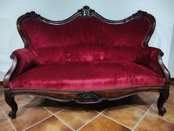 Sofa (10) - Luigi Filippo - Walnoot - Volledige woonkamer
