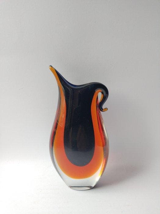 Vase - Verre de Murano - Verre de Murano immergé, Antiquités & Art, Antiquités | Verre & Cristal