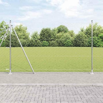 vidaXL zeshoekig gaashek met betonnen voetstuk 25 x 1,4 m, Verzenden, Nieuw
