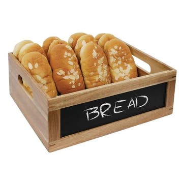 Displaykrat met krijtbord | 1/2 GN | 325x265x120(h)mm, Verzenden, Nieuw in verpakking