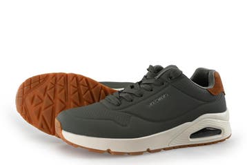 Skechers Sneakers in maat 42 Grijs, Kleding | Heren, Schoenen, Overige kleuren, Verzenden, Zo goed als nieuw, Skechers