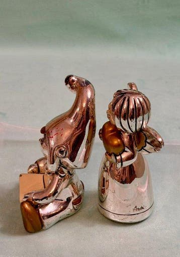 Arde/Stilarte Argenti - Beeldje - Golden Heart ANGEL & ELF, Antiek en Kunst