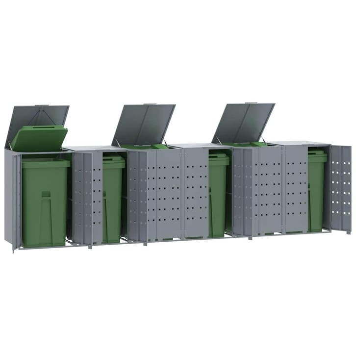 vidaXL Containerberging voor 6 containers 414x79x117 cm, Bricolage & Construction, Conteneurs, Envoi