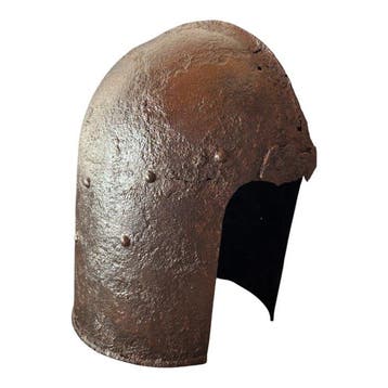 Middeleeuws Barbuta-helm (boogschutters) - 29.7 cm