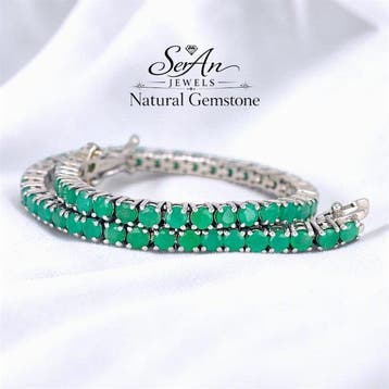 Sans prix de réserve - Bracelet de tennis Argent, Argent 925
