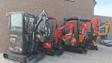 GRATIS SNELLE LEVERING Kingway Minigraafmachine minigraver, Verzenden, Graafmachine