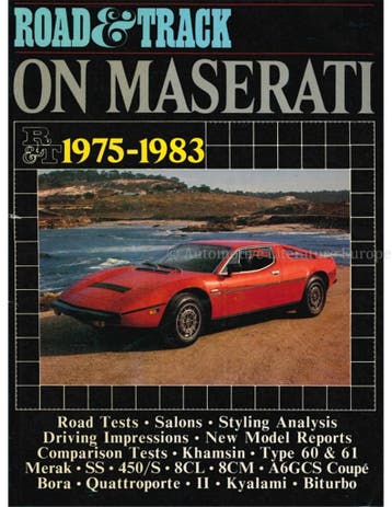 ROAD & TRACK ON MASERATI 1975 - 1983, Nieuw