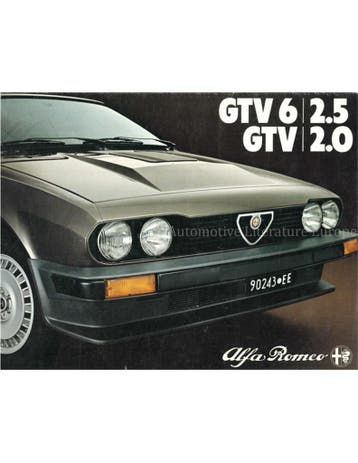 1980 ALFA ROMEO GTV BROCHURE ENGELS