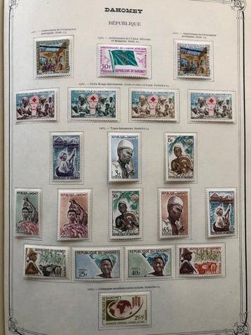 Dahomey 1960/1972 - Na onafhankelijkheid. De collectie is, Gestempeld