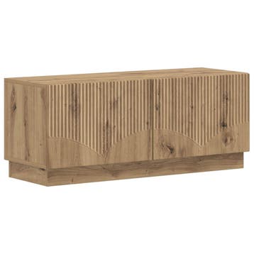 vidaXL Tv-meubel Artisanaal eiken Bewerkt hout, Huis en Inrichting, Verzenden, Nieuw