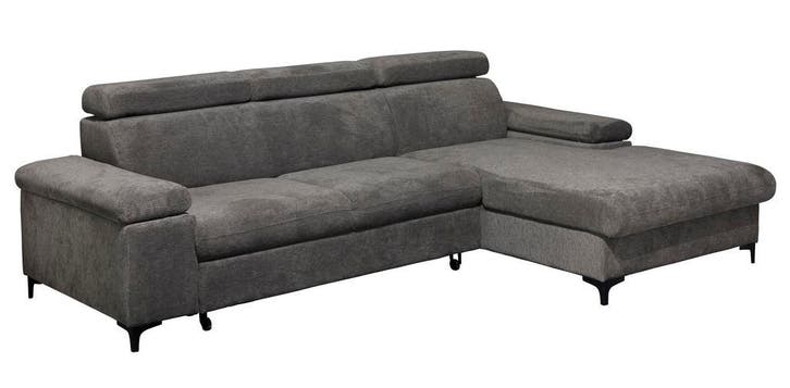 Macon slaapbank / zetelbed antraciet (nieuw, outlet), Huis en Inrichting, Zetels | Zetels, Nieuw, Stof
