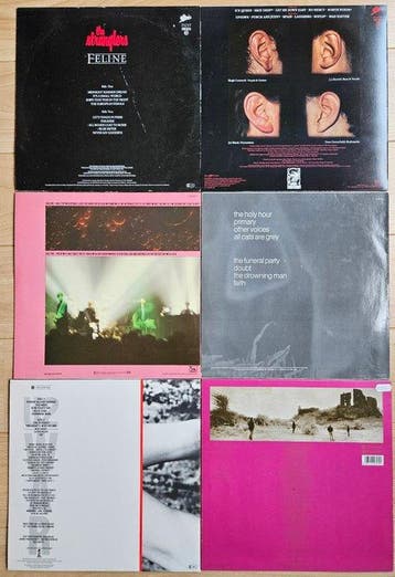 The Stranglers, U2, The Cure - 6x Albums - LP albums