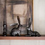 sculptuur, Hare Sculpture - Bronze Interior statue of a, Antiek en Kunst