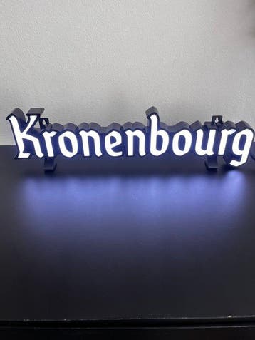 Kronenbourg - Emaille bord - kunststof