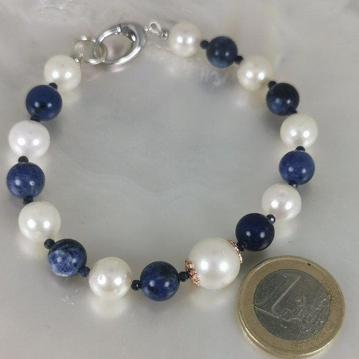 Zonder minimumprijs - Armband Zilver Parel - Parel - SSP, Handtassen en Accessoires, Armbanden