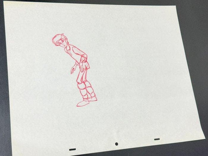 Walt Disney - Originele tekening uit een animatiefilm van, Collections, Disney