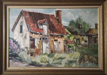 Paul Favory (1924-2021) - Maison de campagne, Antiquités & Art