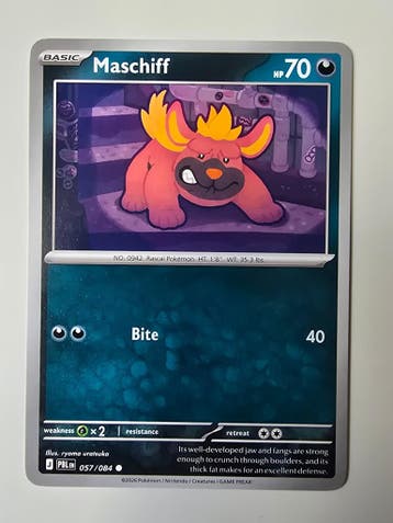 MASCHIFF (PITCH BLACK 057/084) (TRADING CARD), Gebruikt