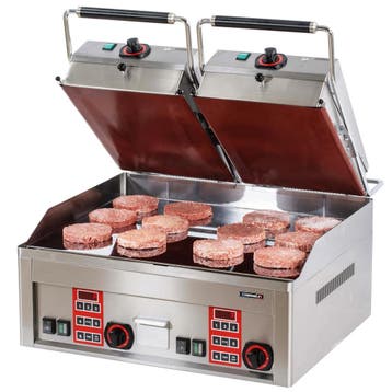 Bakplaat/Contactgrill | CLAM | Dubbel | Glad Oppervlak, Verzenden, Nieuw in verpakking