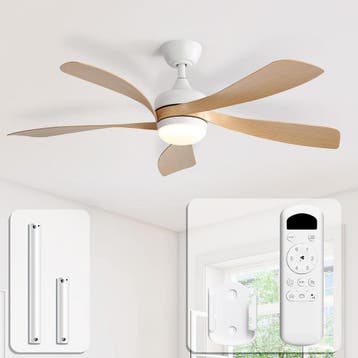 Sofucor Plafondventilator 132cm LED - Retour deal: 35% ko..., Verzenden, Plafondventilator