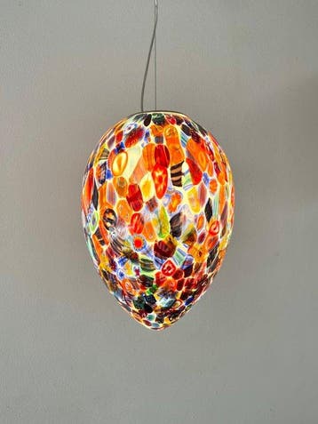 MIMU interior - Lustre - lampe EGG Murrine Millefiori -