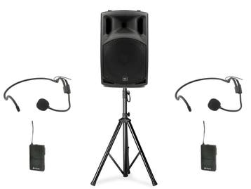 Qtx QX12PA PLUS Headset Bundel Mobiele Bluetooth Luidspreker