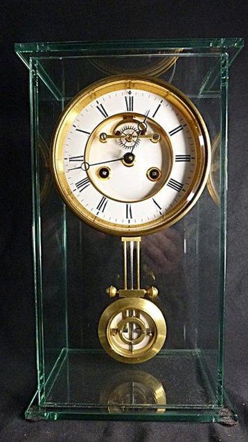 Pendule - Brocot - glas, messing - 1870/2024