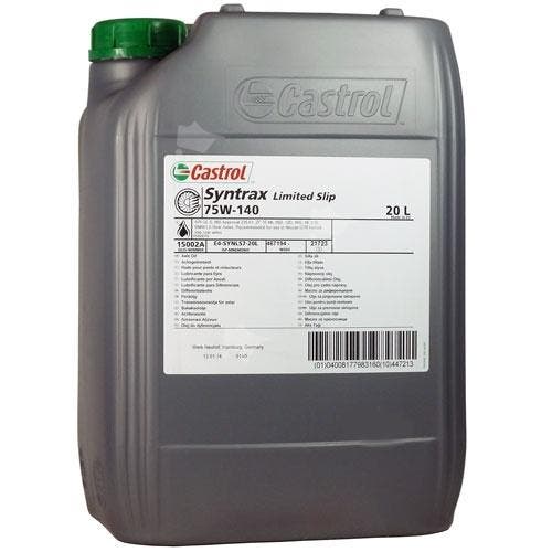 Castrol Transmax Limited Slip LL 75W140 20 Liter, Autos : Divers, Produits d'entretien, Enlèvement ou Envoi