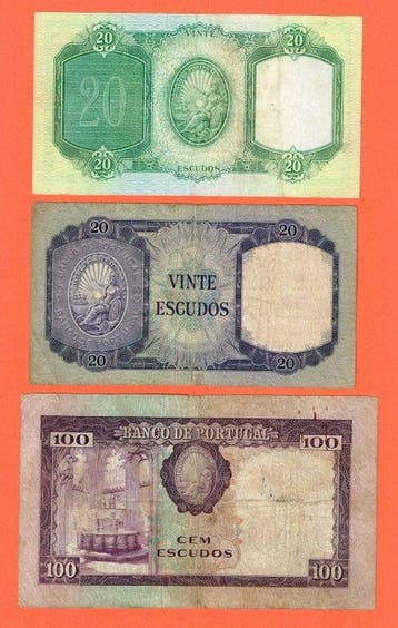 Portugal. - 9 Banknotes - 1951/2000 (Sans prix de réserve), Timbres & Monnaies, Billets de banque | Europe | Billets non-euro