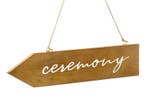 Hangbord Ceremony 36cm, Verzenden, Nieuw