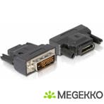Delock 65024 Adapter DVI 24+1 pin male naar HDMI female met, Verzenden, Nieuw