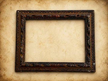 Lijst - Hout - oude lijst, Antiek en Kunst