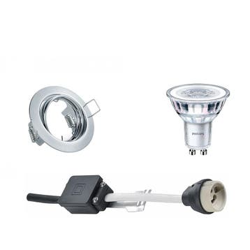 3W Dimbare LED Spot Set - Kantelbare Ronde Inbouwspot GU10 G, Verzenden, Nieuw