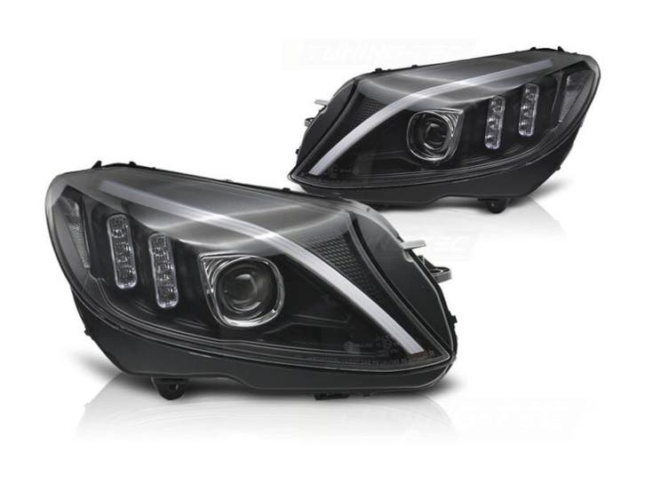 LED Tube koplampen dynamisch Black geschikt voor Mercedes, Autos : Pièces & Accessoires, Éclairage, Envoi