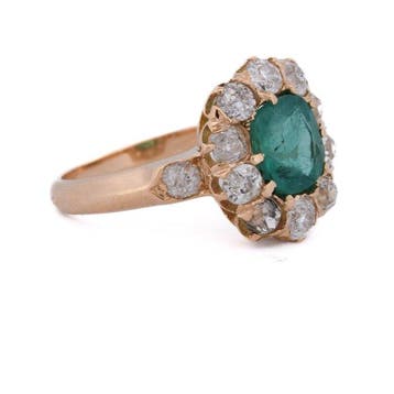 Zonder minimumprijs - Ring - 18 karaat Geel goud - 2.10ct.