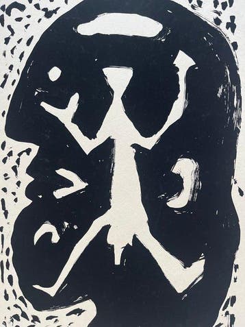 A.R. Penck (1939–2017) - Figures in a head