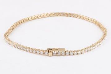 Zonder minimumprijs - Armband - 14 karaat Geel goud -, Handtassen en Accessoires, Armbanden, Nieuw